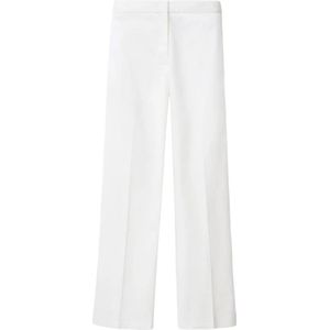 Fabiana Filippi, Dames, Broeken, Wit, Maat: XS Leer,