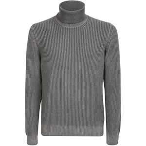 Lardini, Heren, Truien, Grijs, Maat: 2XL Kasjmier,