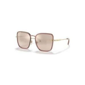 Versace Gedurfde vierkante zonnebril , Pink , unisex , Maat: 57 MM