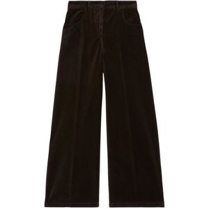 Aspesi, Dames, Broeken, Bruin, Maat: 2XS Katoen,