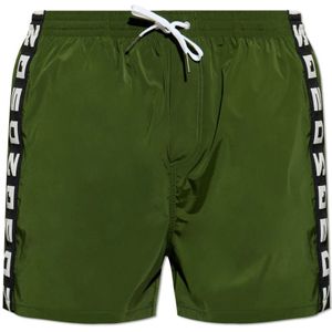 Dsquared2, Heren, Badkleding, Groen, Maat: XS Polyamide,