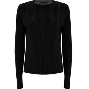 Kocca, Dames, Truien, Zwart, Maat: L Leer,