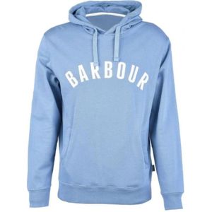 Barbour, Heren, Sweatshirts & Hoodies, Blauw, Maat: S Katoen,