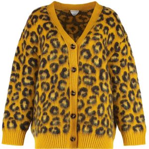 Bottega Veneta, Dames, Truien, Veelkleurig, Maat: XS Wol,