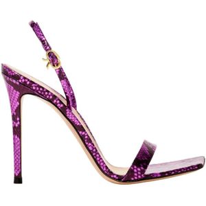 Gianvito Rossi, Dames, Schoenen, Paars, Maat: 36 EU Leer,