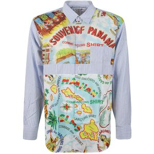 Comme des Garçons, Heren, Overhemden, Veelkleurig, Maat: S Katoen,