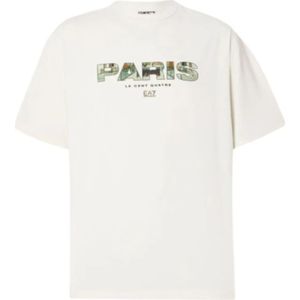 Emporio Armani Ea7, Heren, Tops, Wit, Maat: M