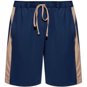 Hanro, Heren, Korte broeken, Blauw, Maat: S Katoen,