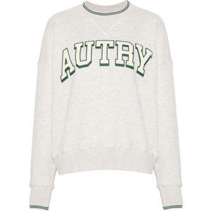 Autry, Dames, Sweatshirts & Hoodies, Wit, Maat: XS Katoen,