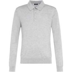 Franzese Collection, Heren, Tops, Grijs, Maat: M Wol,