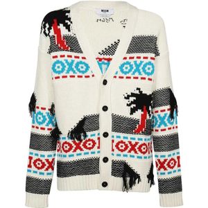 Msgm, Heren, Truien, Veelkleurig, Maat: M Katoen,