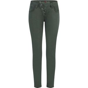 Buena Vista, Dames, Jeans, Groen, Maat: XS Denim,