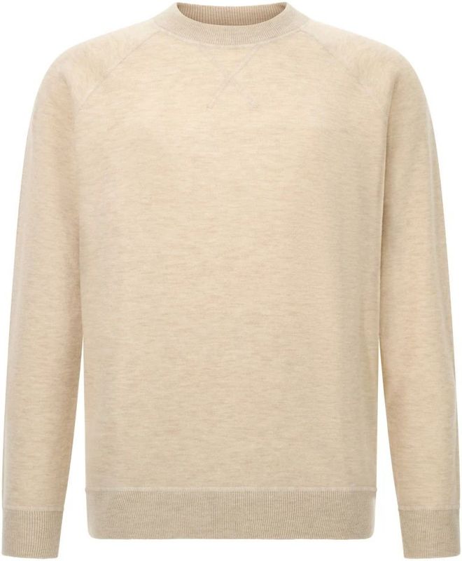 Boggi Milano, Heren, Truien, Beige, Maat: S Wol,