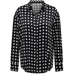 Only - Onllydia - Blouse - Zwart - Satin