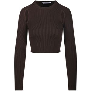 Max Mara, Dames, Truien, Bruin, Maat: M