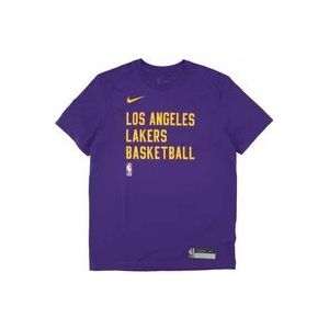 Nike T-Hemden , Purple , Heren , Maat: S