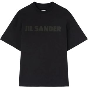 Jil Sander, Heren, Tops, Zwart, Maat: M