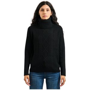 Fracomina, Dames, Truien, Zwart, Maat: XS