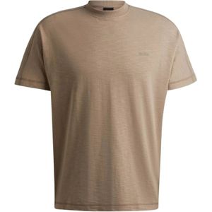 Hugo Boss, Heren, Tops, Beige, Maat: XS Denim,