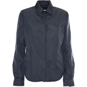 Aspesi, Dames, Blouses & Shirts, Blauw, Maat: M