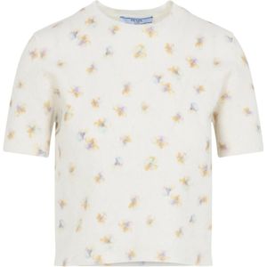 Prada, Dames, Truien, Wit, Maat: 2XS Wol,