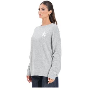 New Era, Dames, Truien, Grijs, Maat: L