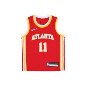 Nike Trae Young NBA Replica Icon Road Jersey , Orange , Heren , Maat: S