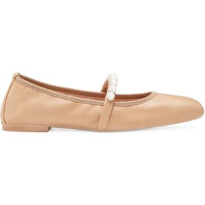 Stuart Weitzman, Dames, Schoenen, Beige, Maat: 38 1/2 EU Leer,