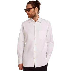 Golden Goose, Heren, Overhemden, Wit, Maat: S Katoen,