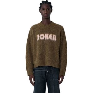 Martine Rose, Heren, Truien, Bruin, Maat: M Mohair,