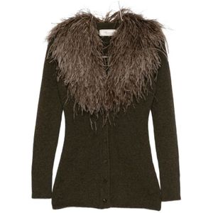 Blumarine, Dames, Truien, Groen, Maat: S