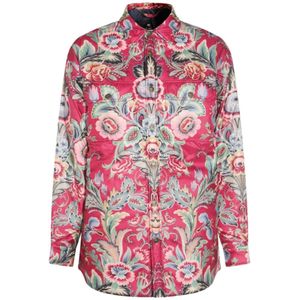 Etro, Dames, Blouses & Shirts, Veelkleurig, Maat: S Zijde,