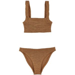 Hunza G, Dames, Badkleding, Bruin, Maat: ONE Size Leer,