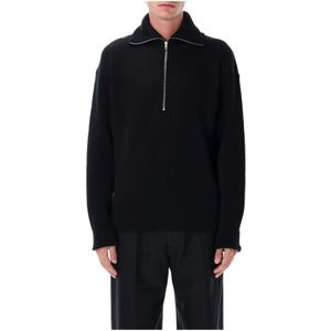 Lemaire, Heren, Truien, Zwart, Maat: L Wol,