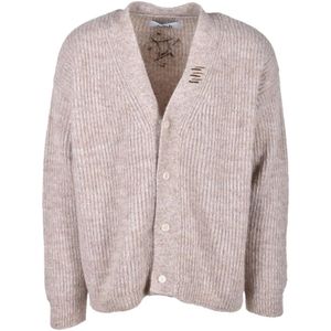 Adish, Heren, Truien, Beige, Maat: L