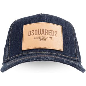 Dsquared2, Heren, Accessoires, Blauw, Maat: ONE Size Katoen,