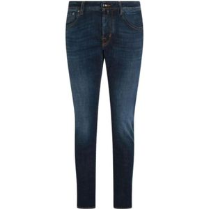 Jacob Cohën, Heren, Jeans, Blauw, Maat: W32