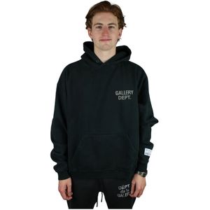 Gallery Dept., Heren, Sweatshirts & Hoodies, Zwart, Maat: XL Katoen,