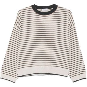 Brunello Cucinelli, Dames, Truien, Beige, Maat: S