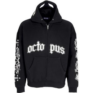 Octopus, Heren, Sweatshirts & Hoodies, Zwart, Maat: XS Katoen,