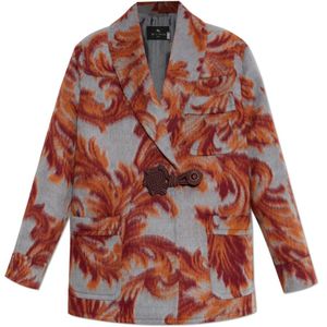 Etro, Dames, Jassen, Veelkleurig, Maat: 2XS Wol,
