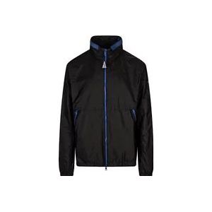 Moncler Zwarte Octano Windbreaker Jas , Black , Heren , Maat: XL