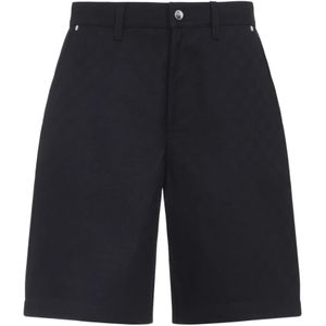 Gucci, Heren, Korte broeken, Zwart, Maat: M Denim,