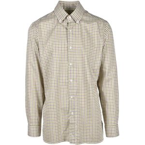 Luigi Borrelli Napoli, Heren, Overhemden, Veelkleurig, Maat: 3XL Katoen,