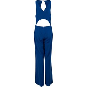 Patrizia Pepe, Dames, Jumpsuits & Playsuits, Blauw, Maat: M Zijde,