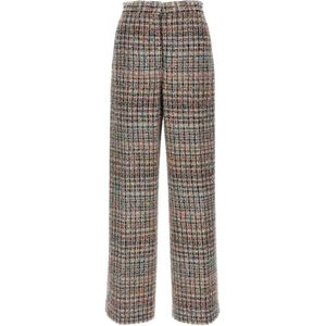 Missoni, Dames, Broeken, Veelkleurig, Maat: M Wol,