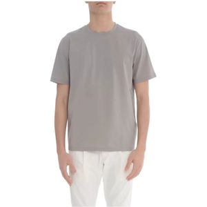Herno, Heren, Tops, Grijs, Maat: L Katoen,