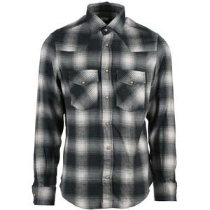 Eleventy, Heren, Overhemden, Grijs, Maat: L Katoen,