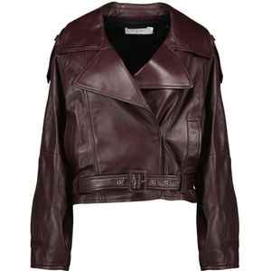 Iro, Dames, Jassen, Rood, Maat: M Leer,