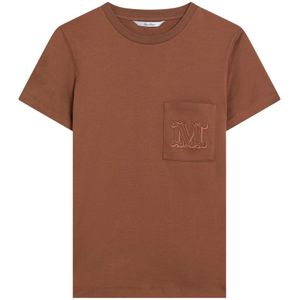 Max Mara, Dames, Tops, Bruin, Maat: L